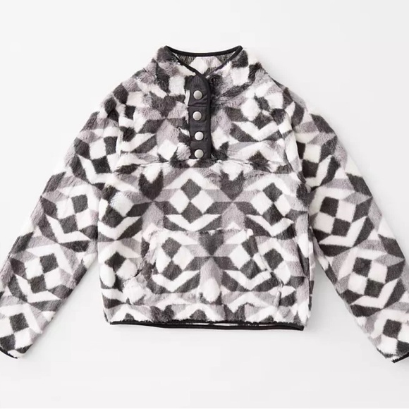 Girls - Wubby Geo Pullover -bke - Picture 1 of 3